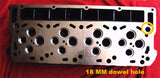 Ford 6.0L diesel cylinder head bottom view