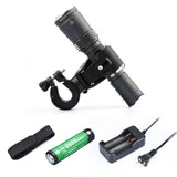 Military Tactical LED Flashlight with charger